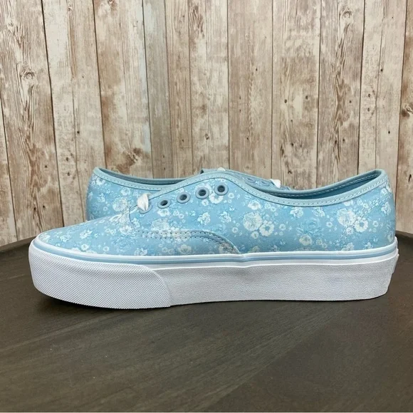 Vans Authentic Platform 2.0 Tonal Floral Canvas Sneaker Size 9.5‎ Women - Picture 10 of 12